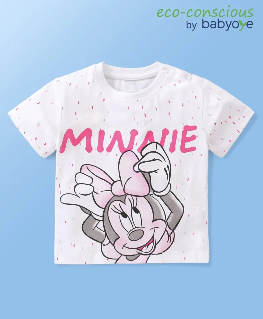 Minnie Mouse Graphic T-shirt - White