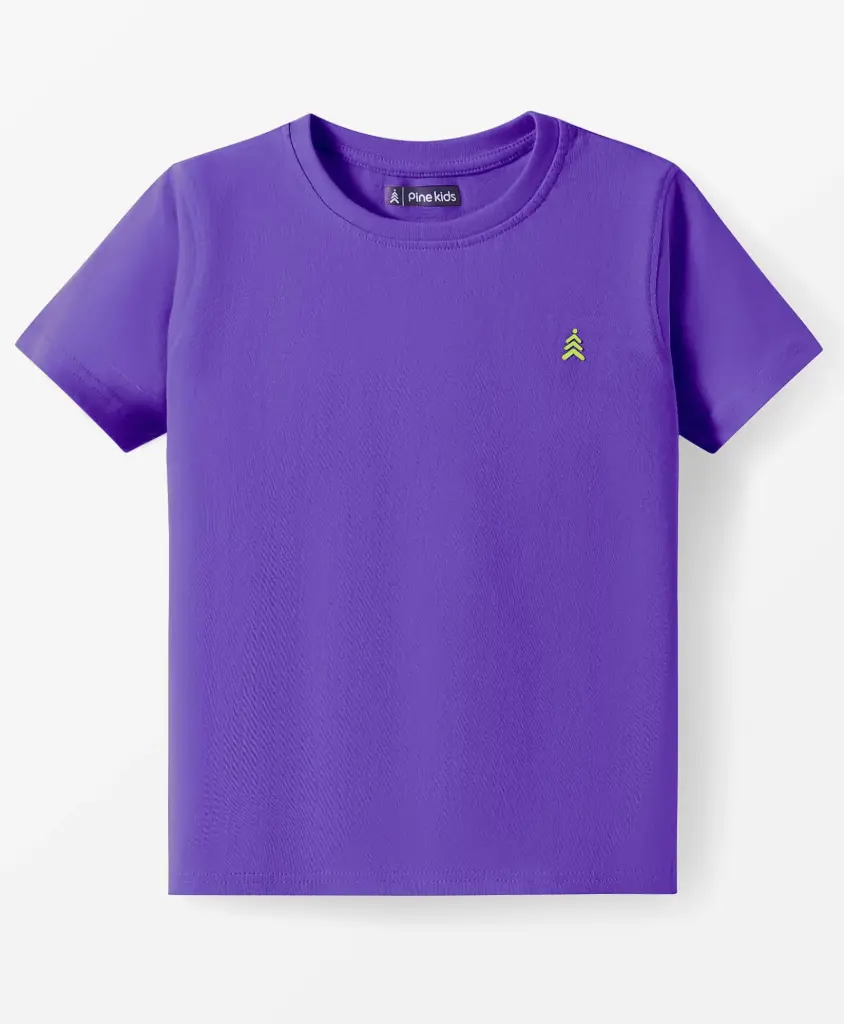 Pine Kids Basic Tee - Purple