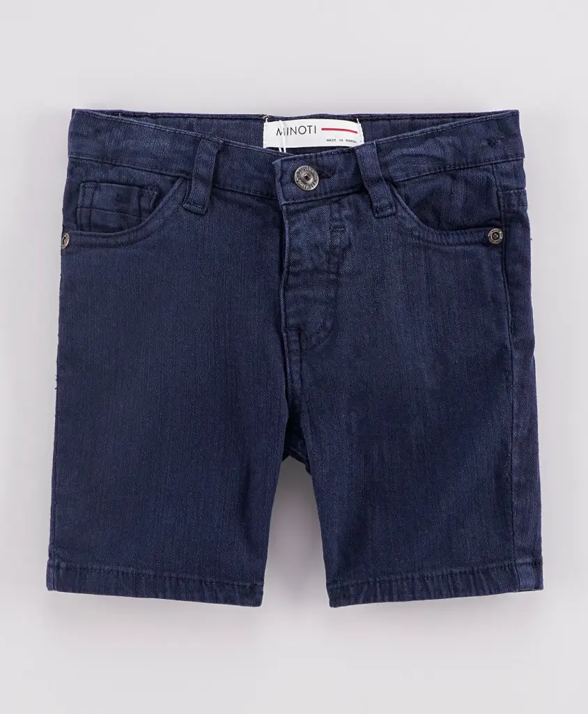Basic Twill Shorts - Navy Blue